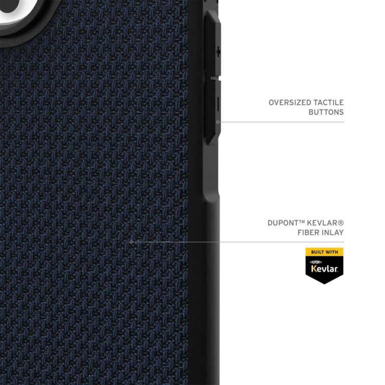 UAG Metropolis LT MagSafe Backcover Apple iPhone 16 Pro Max - Kevlar Mallard - Afbeelding 2