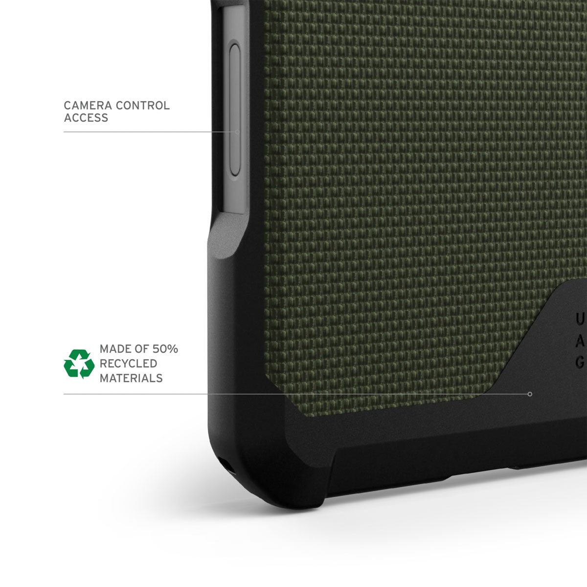 UAG Metropolis LT MagSafe Backcover Apple iPhone 16 Pro Max - Kevlar Olive - Afbeelding 7
