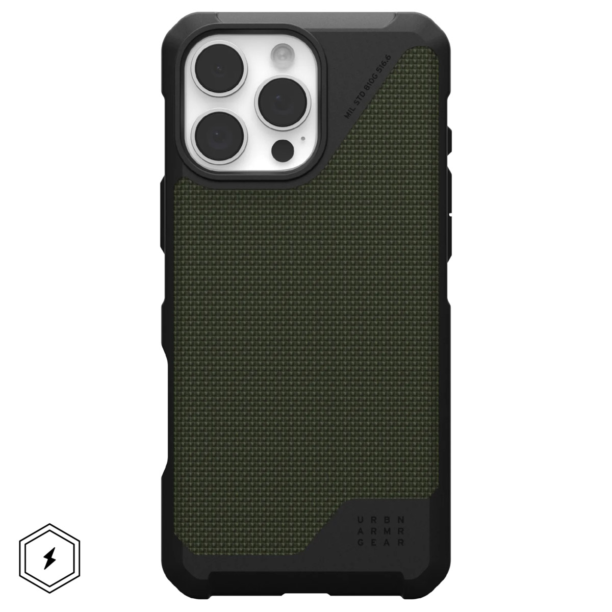 UAG Metropolis LT MagSafe Backcover Apple iPhone 16 Pro Max – Kevlar Olive