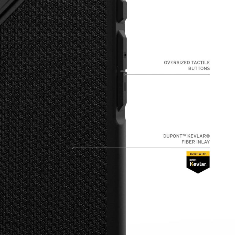 UAG Metropolis LT MagSafe Backcover Apple iPhone 16 - Kevlar Black - Afbeelding 2