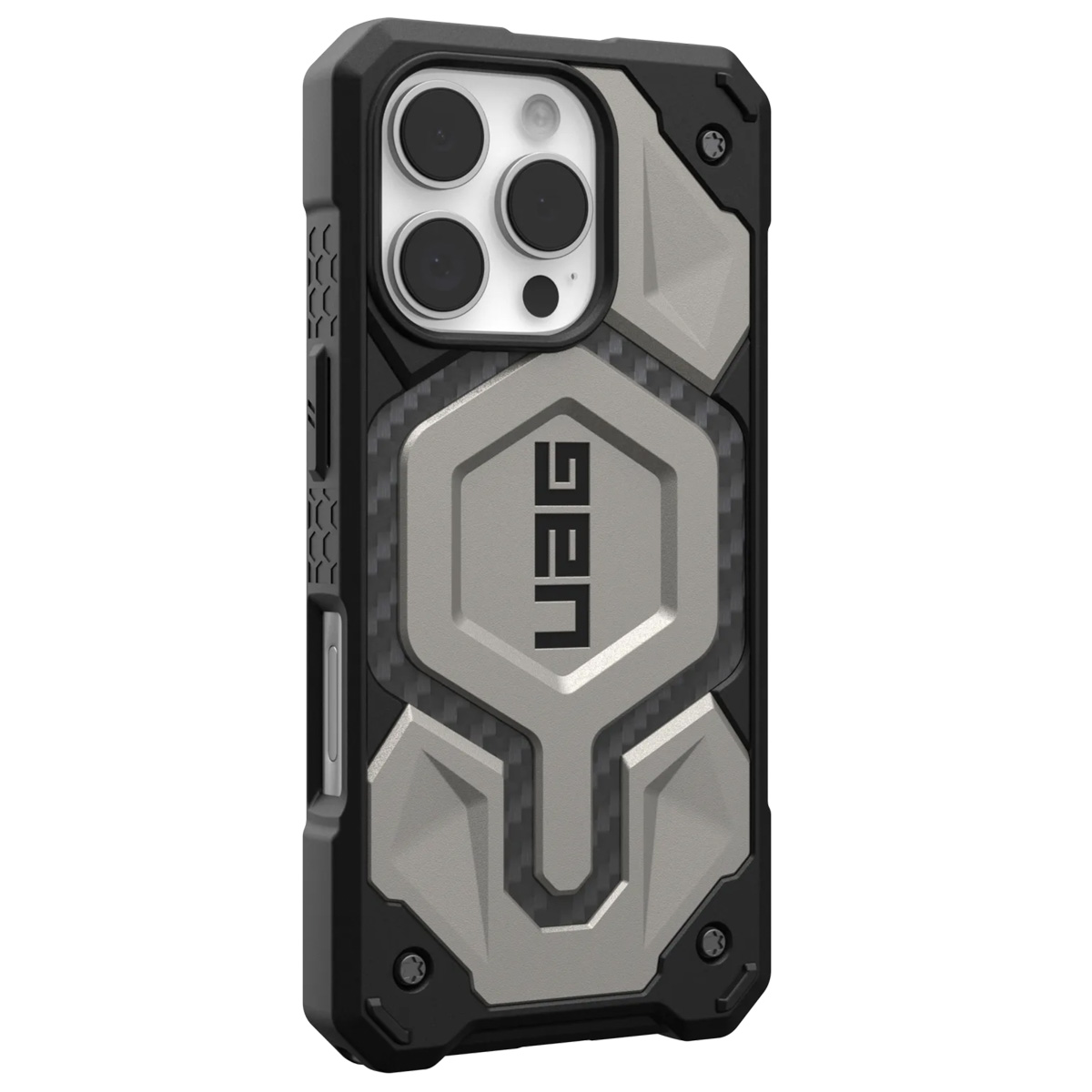UAG Monarch Pro Backcover Apple iPhone 16 Pro - Titanium - Afbeelding 7