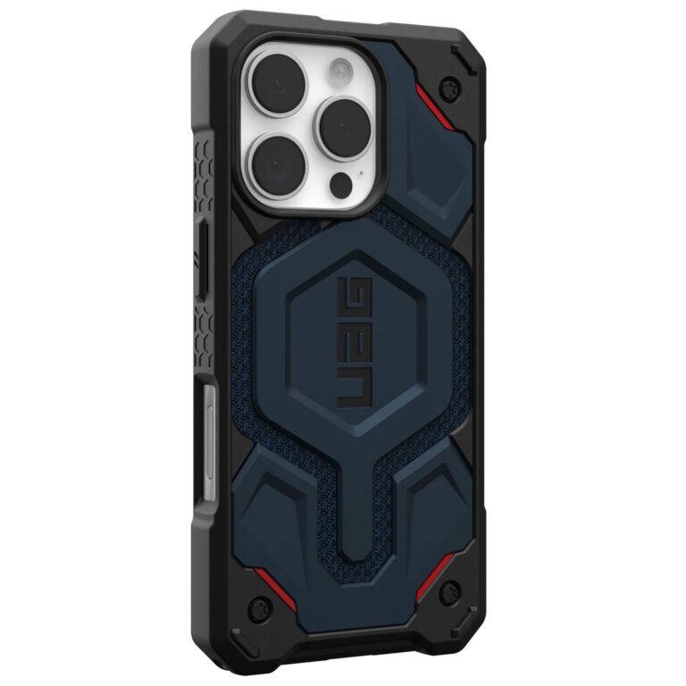 UAG Monarch Pro Backcover Apple iPhone 16 Pro - Kevlar Mallard - Afbeelding 4