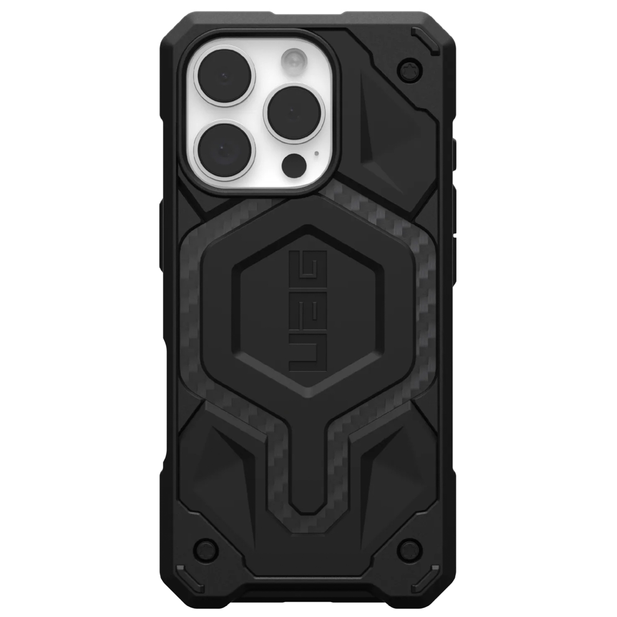 UAG Monarch Pro Backcover Apple iPhone 16 Pro - Carbon Fiber - Afbeelding 4