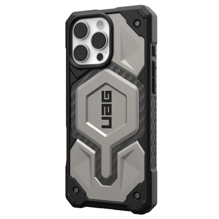 UAG Monarch Pro Backcover Apple iPhone 16 Pro Max - Titanium - Afbeelding 3