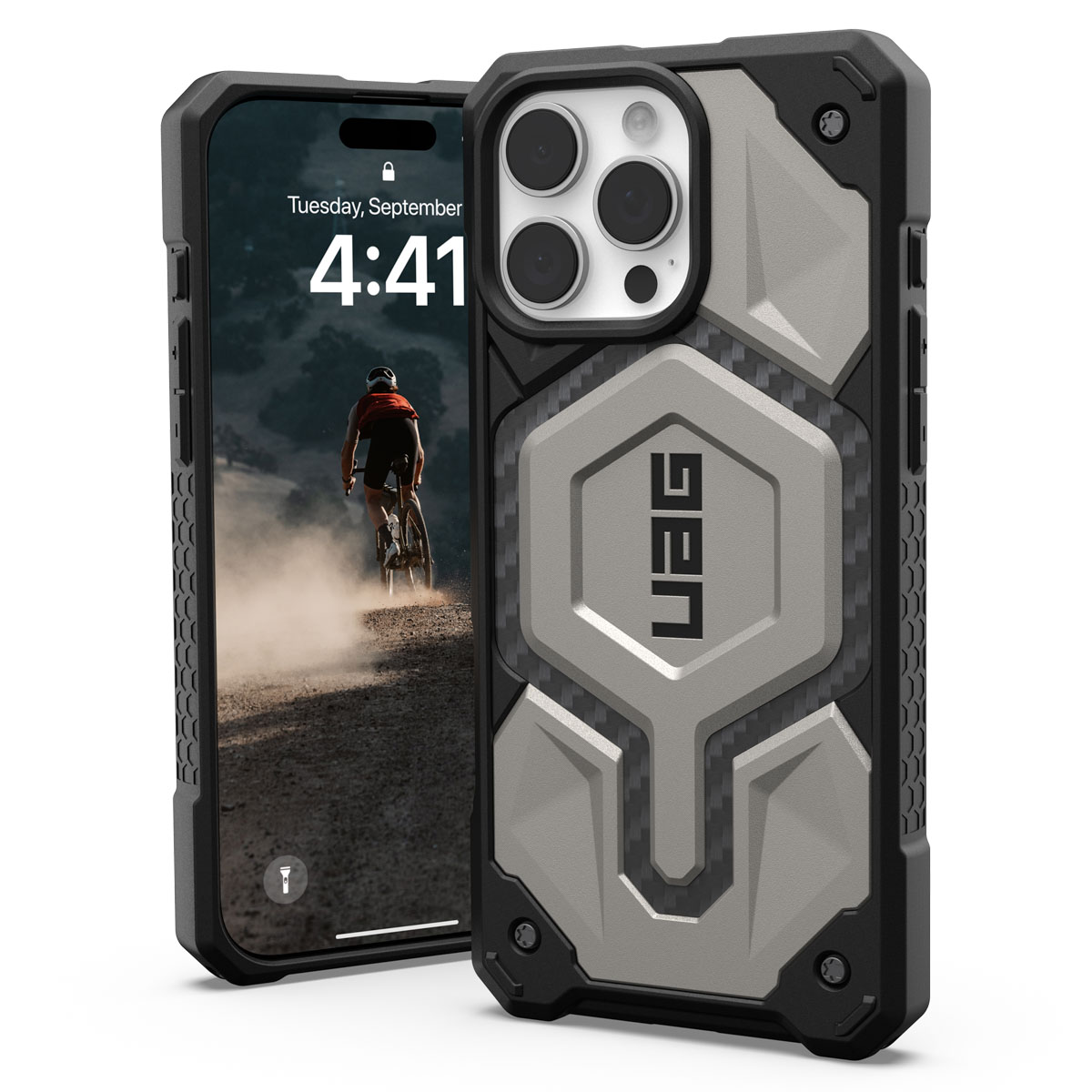 UAG Monarch Pro Backcover Apple iPhone 16 Pro Max – Titanium
