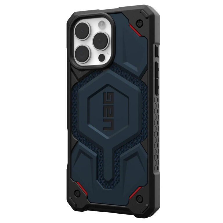 UAG Monarch Pro Backcover Apple iPhone 16 Pro Max - Kevlar Mallard - Afbeelding 4