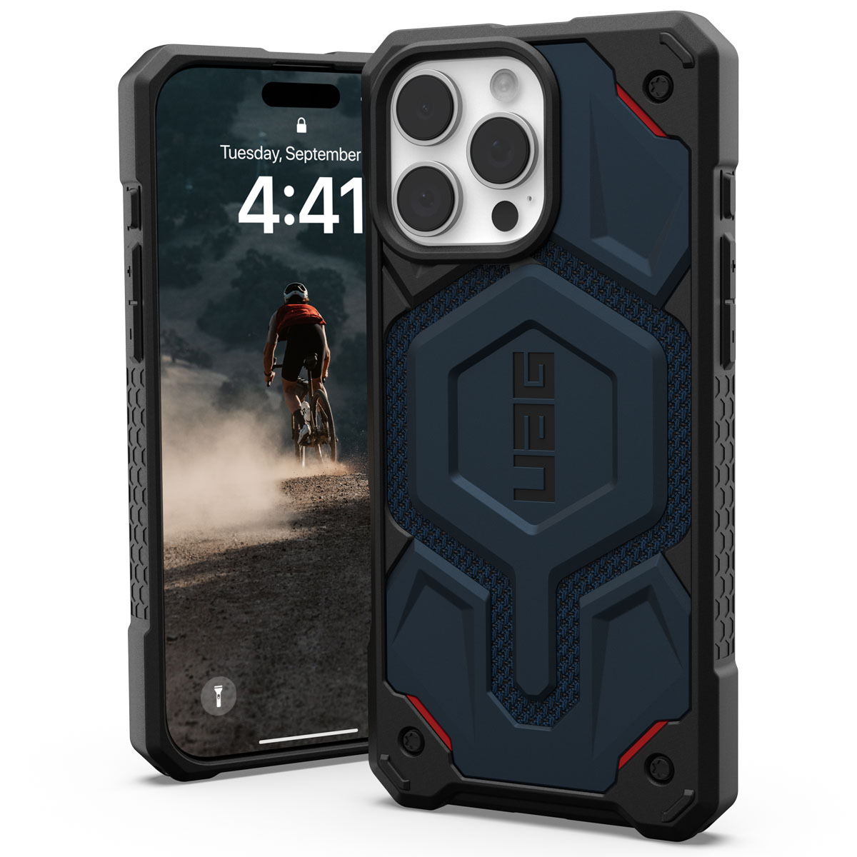 UAG Monarch Pro Backcover Apple iPhone 16 Pro Max – Kevlar Mallard