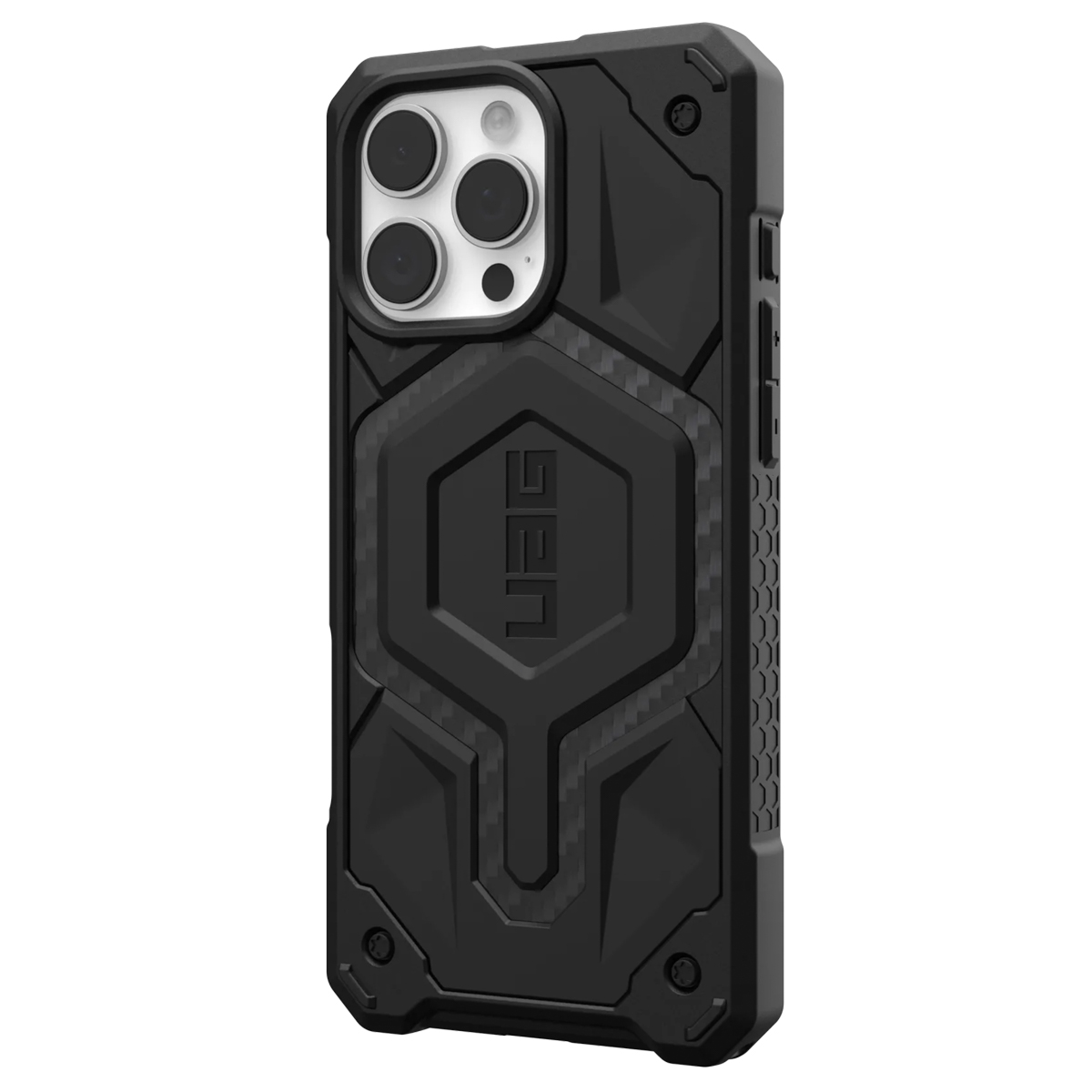 UAG Monarch Pro Backcover Apple iPhone 16 Pro Max - Carbon Fiber - Afbeelding 2