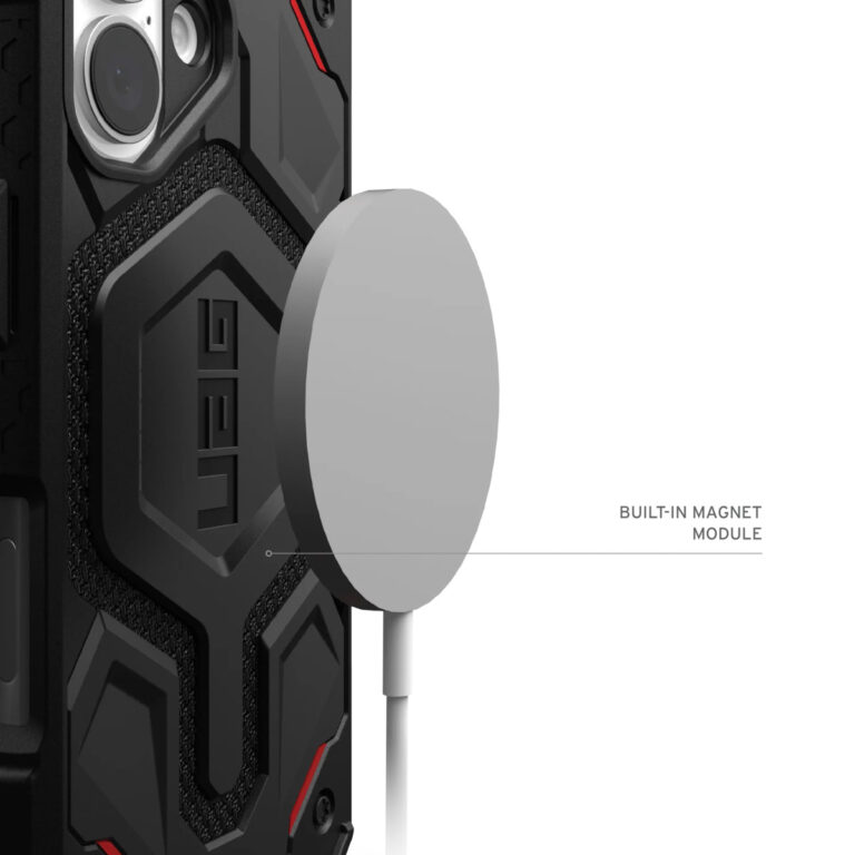 UAG Monarch Pro Backcover Apple iPhone 16 - Kevlar Black - Afbeelding 10