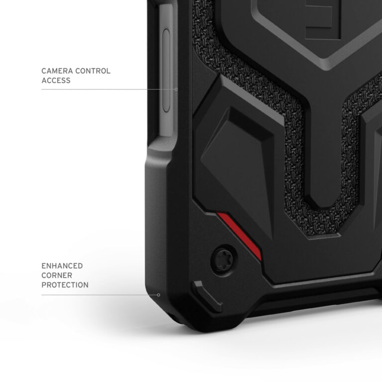 UAG Monarch Pro Backcover Apple iPhone 16 - Kevlar Black - Afbeelding 6