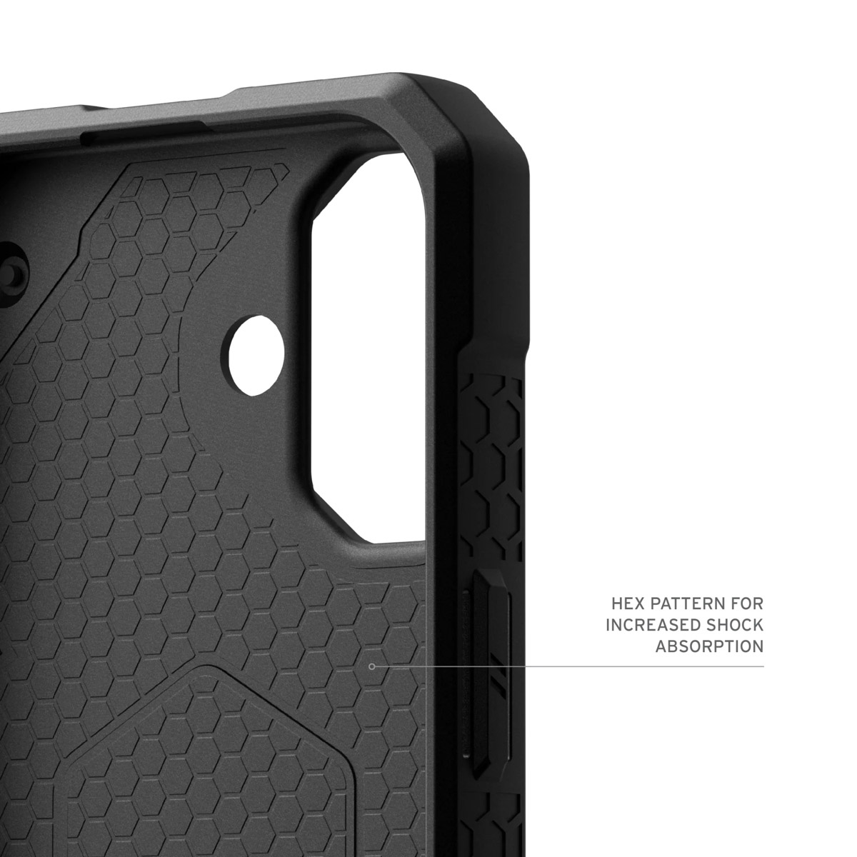 UAG Monarch Pro Backcover Apple iPhone 16 - Kevlar Black - Afbeelding 10