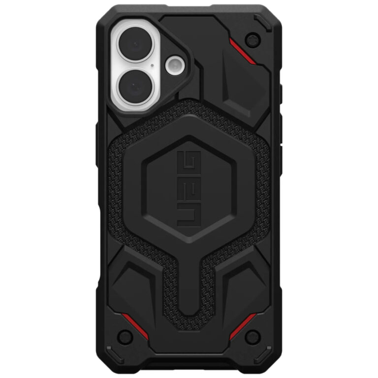 UAG Monarch Pro Backcover Apple iPhone 16 - Kevlar Black - Afbeelding 5