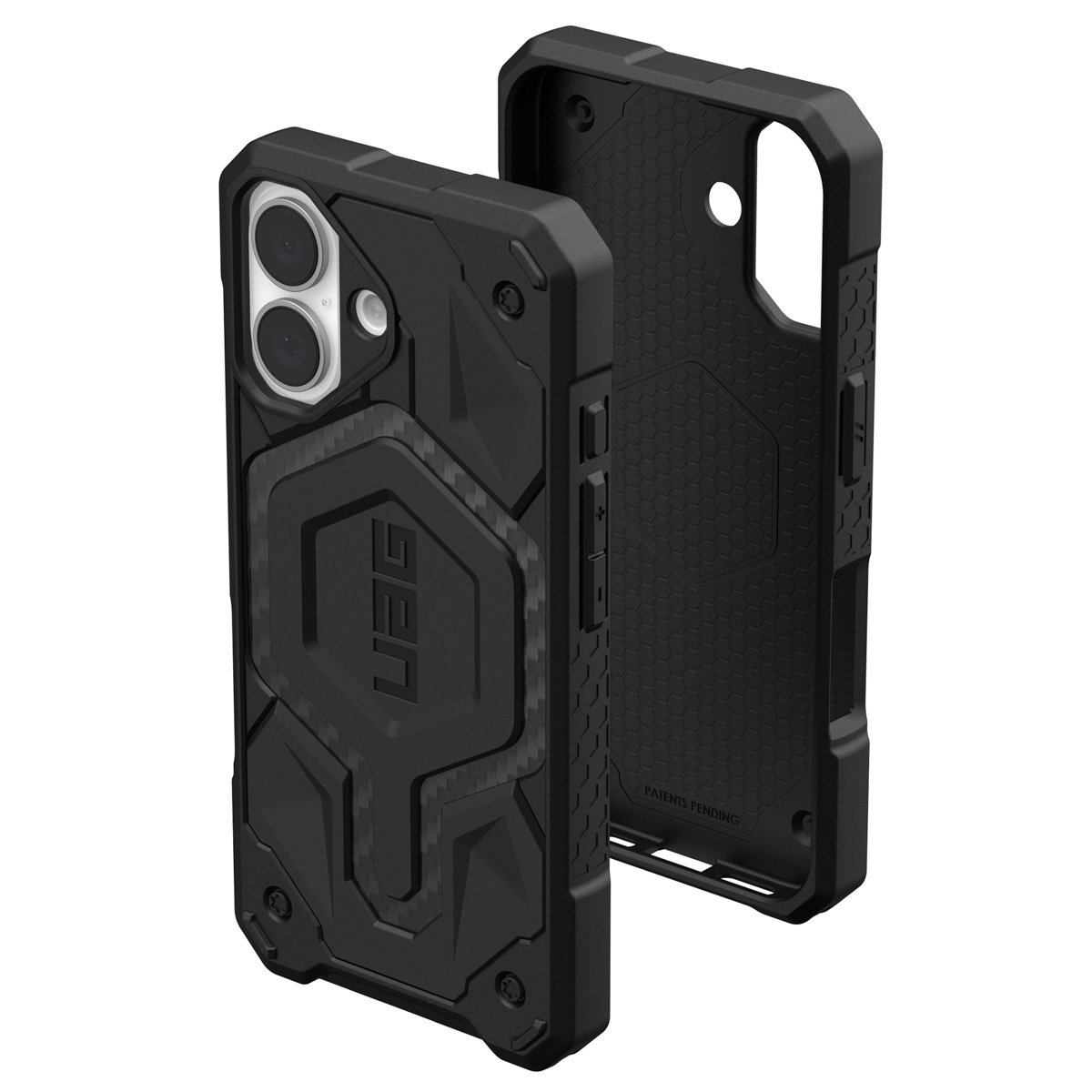 UAG Monarch Pro Backcover Apple iPhone 16 - Carbon Fiber - Afbeelding 6