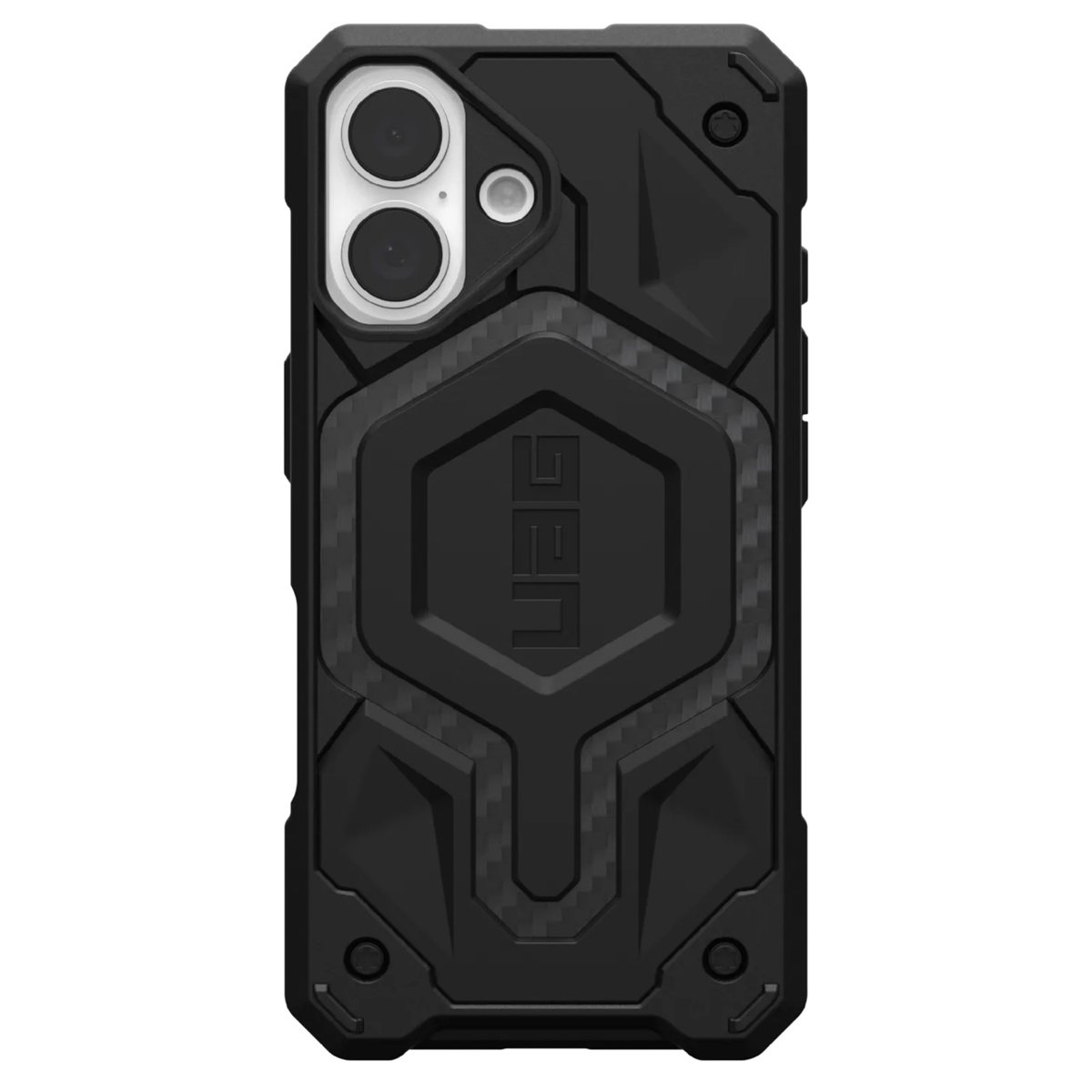 UAG Monarch Pro Backcover Apple iPhone 16 - Carbon Fiber - Afbeelding 2