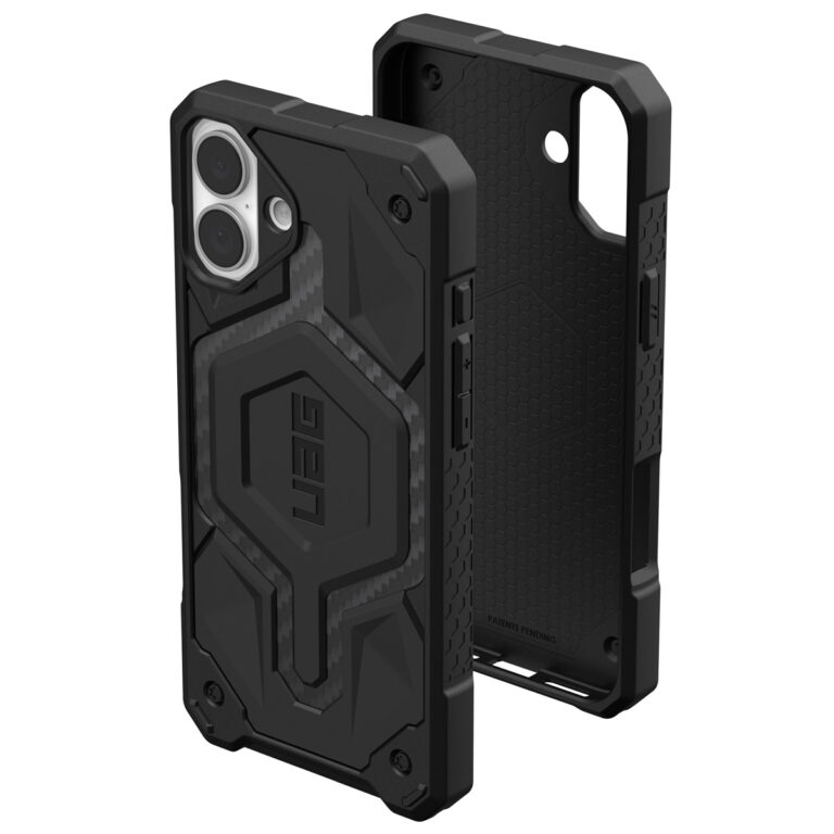 UAG Monarch Backcover Apple iPhone 16 Plus - Carbon Fiber - Afbeelding 7