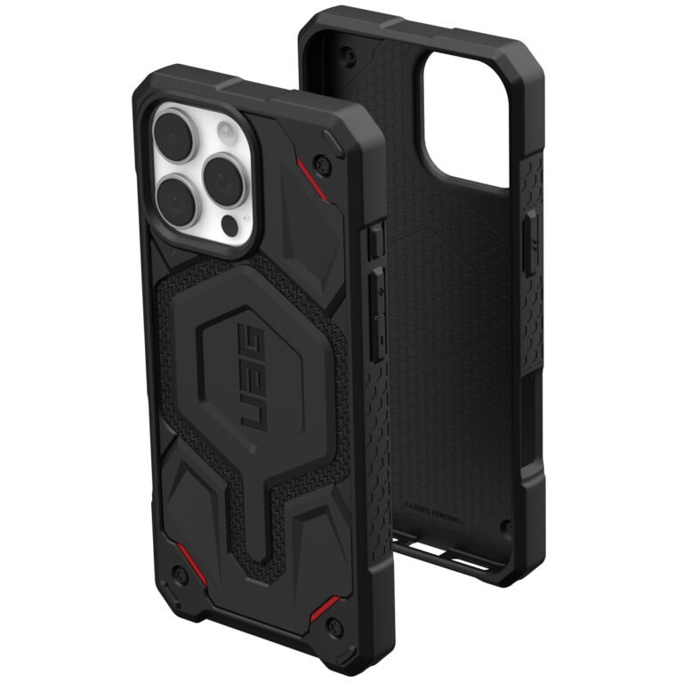 UAG Monarch Backcover Apple iPhone 16 Pro Max - Kevlar Black - Afbeelding 10