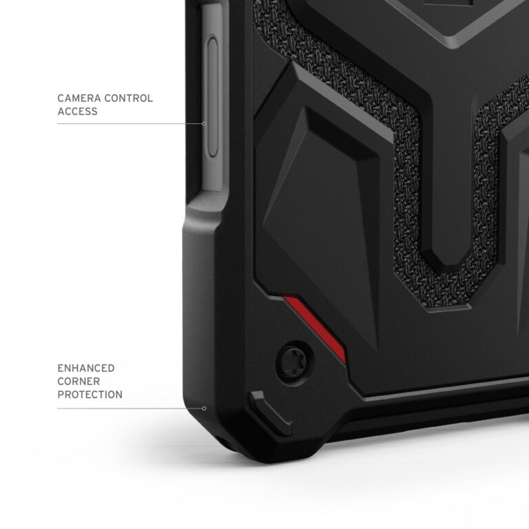 UAG Monarch Backcover Apple iPhone 16 Pro Max - Kevlar Black - Afbeelding 7