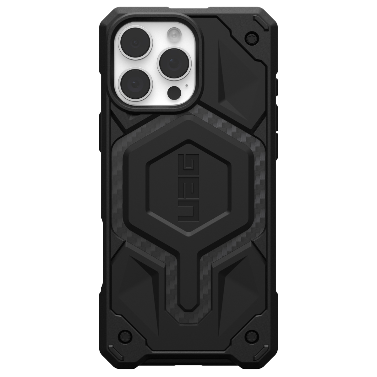 UAG Monarch Backcover Apple iPhone 16 Pro Max - Carbon Fiber - Afbeelding 2