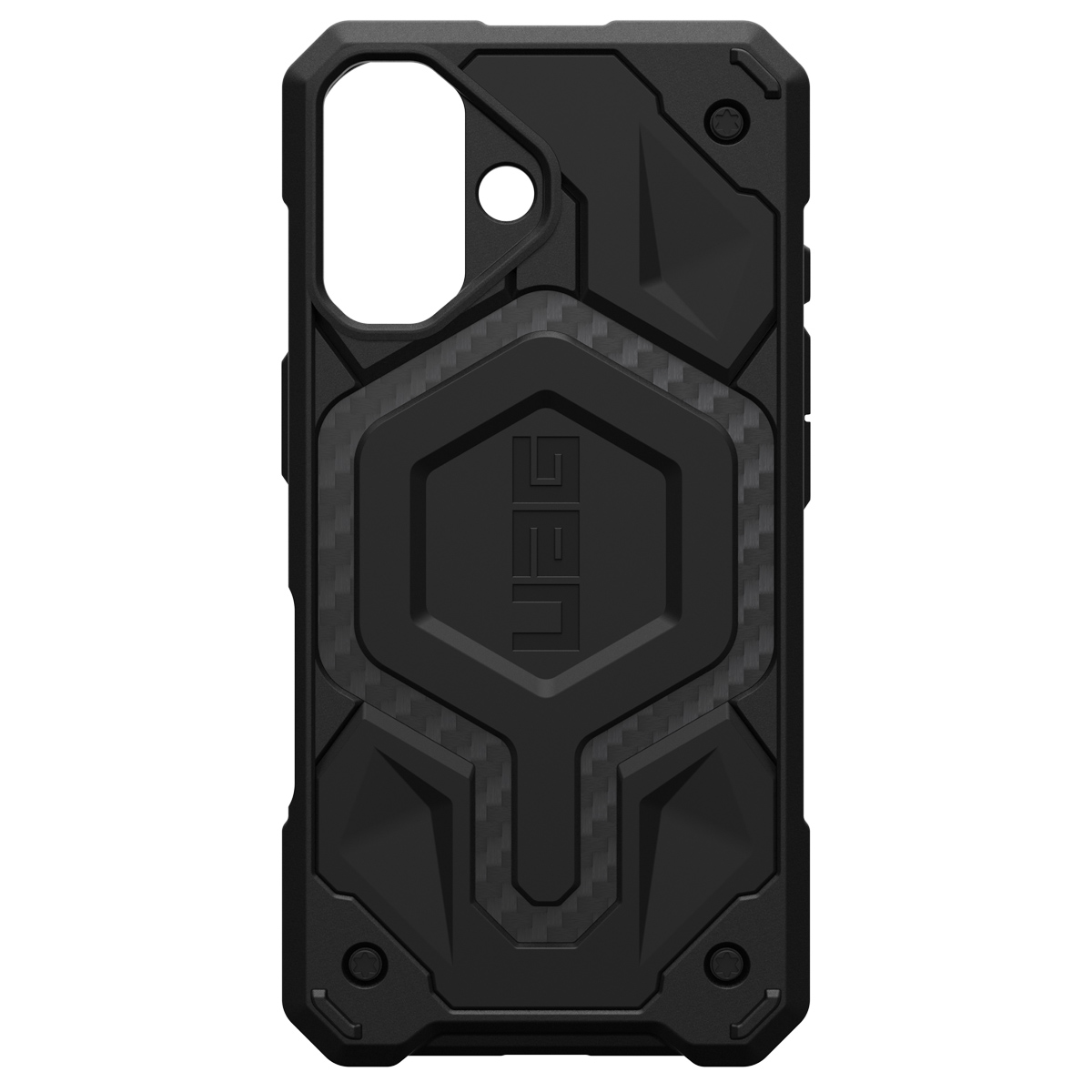UAG Monarch Backcover Apple iPhone 16 - Carbon Fiber - Afbeelding 3