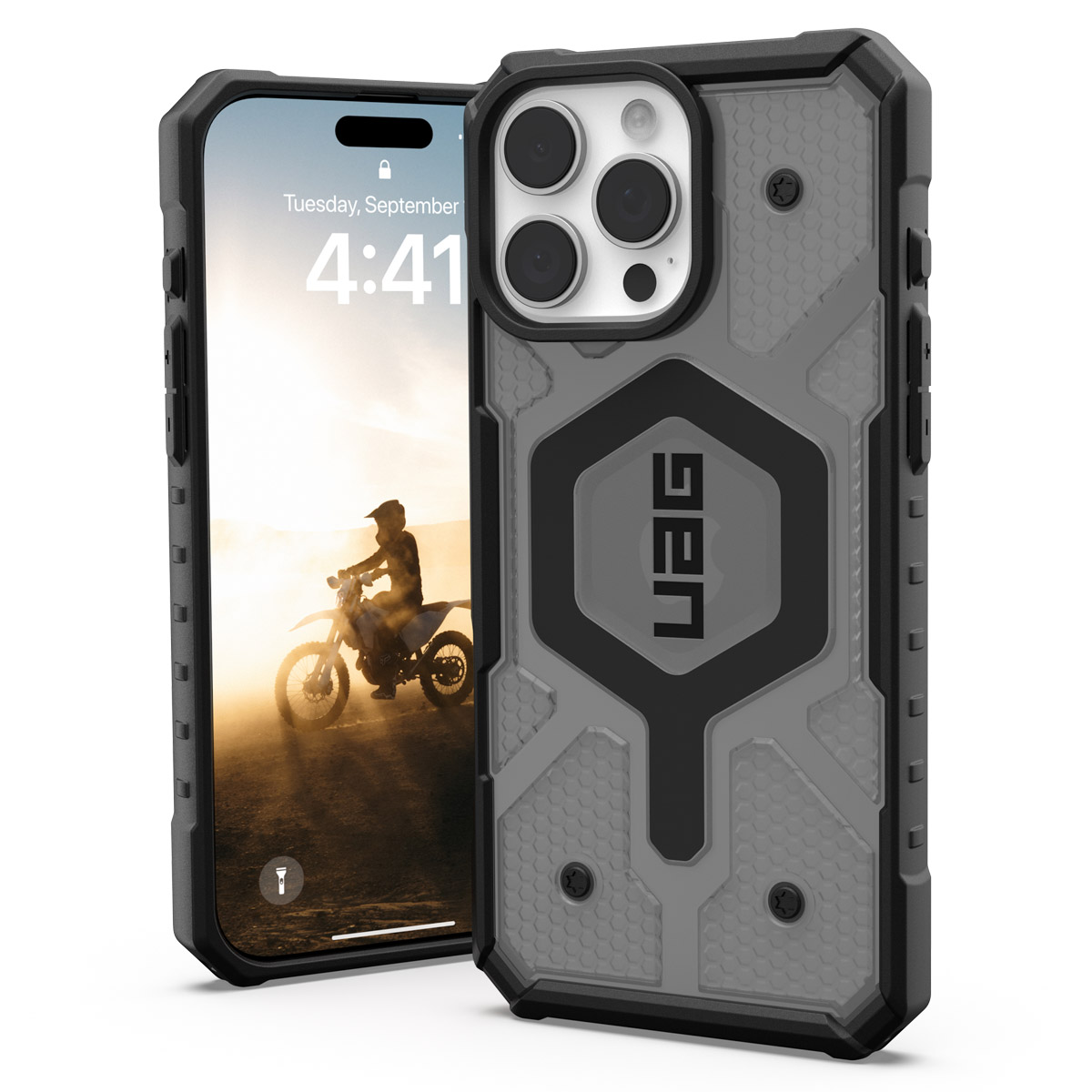 UAG Pathfinder Backcover MagSafe Apple iPhone 16 Pro Max – Ash