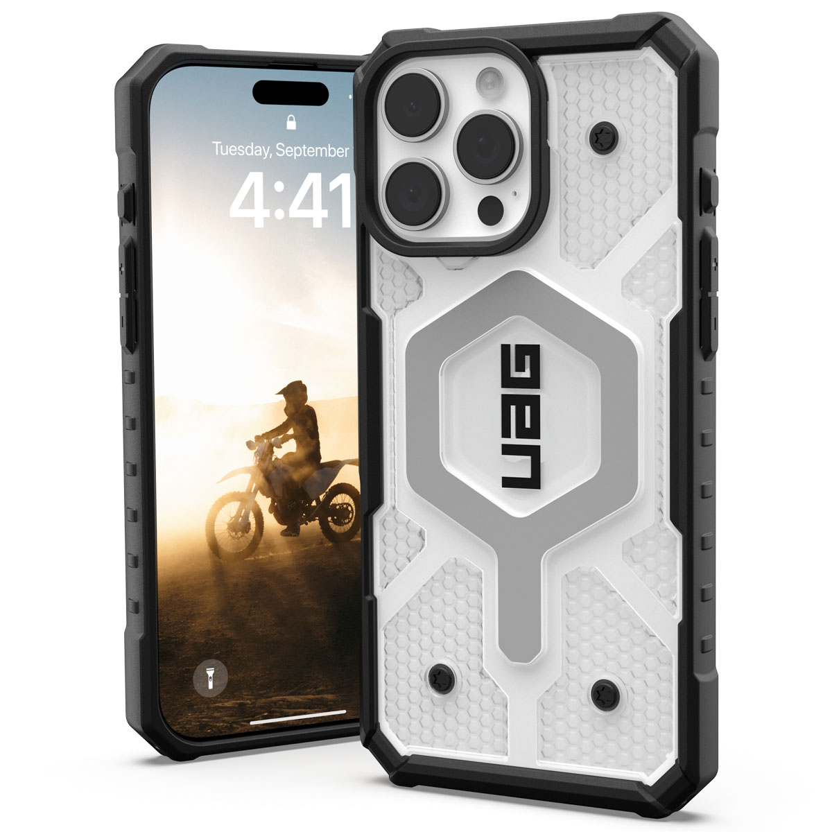 UAG Pathfinder Backcover MagSafe Apple iPhone 16 Pro Max – Ice