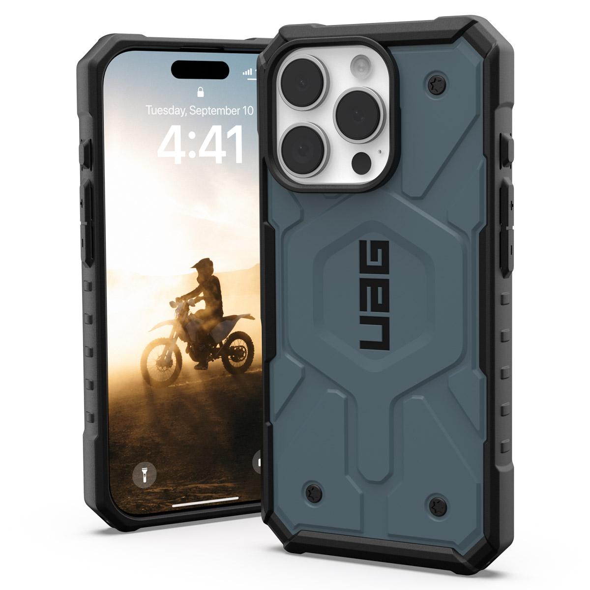 UAG Pathfinder Backcover MagSafe Apple iPhone 16 Pro – Cloud Blue