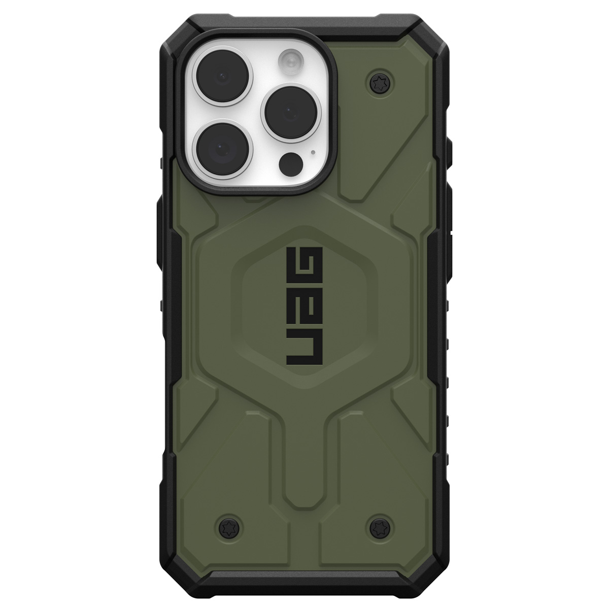 UAG Pathfinder Backcover MagSafe Apple iPhone 16 Pro - Olive Drab - Afbeelding 4