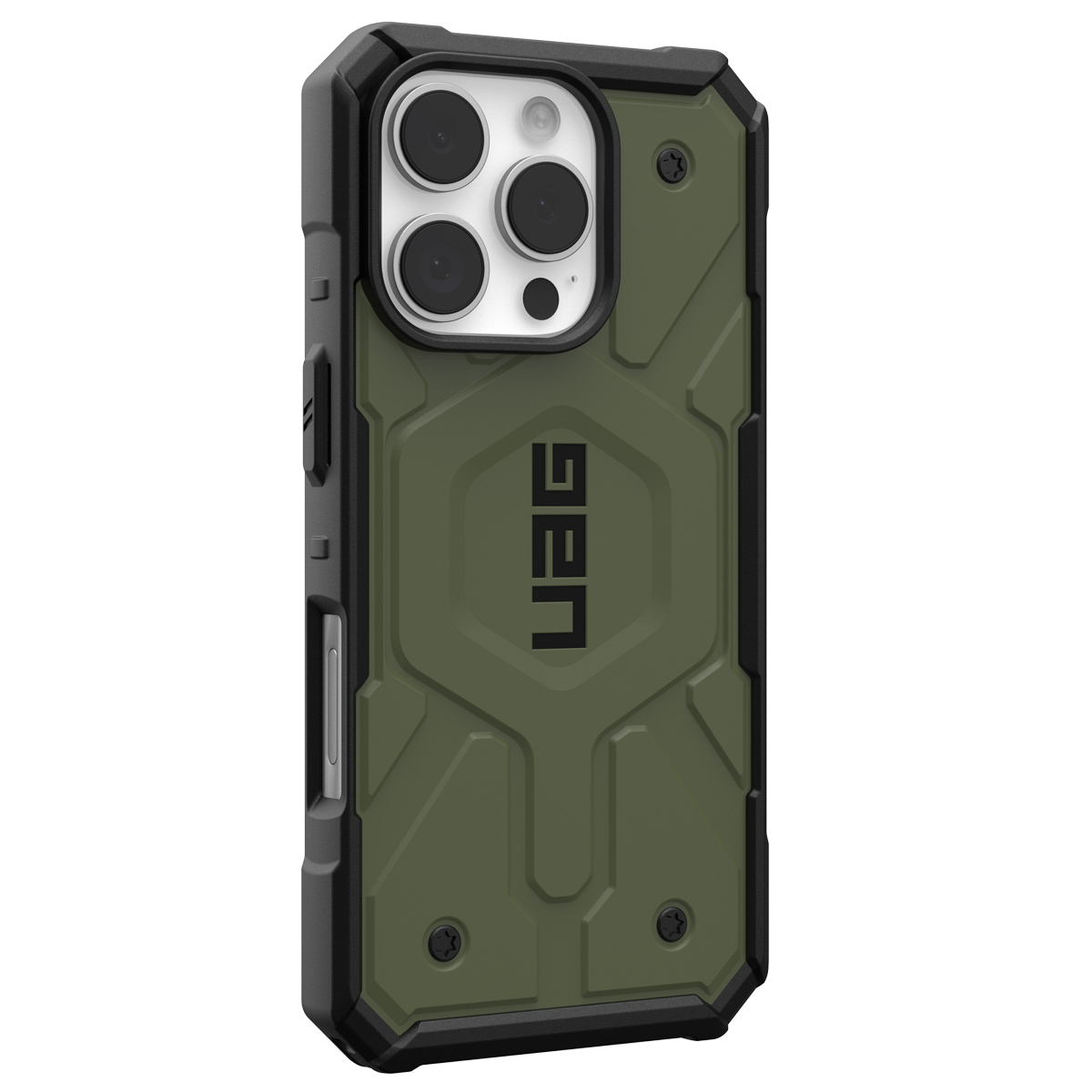 UAG Pathfinder Backcover MagSafe Apple iPhone 16 Pro - Olive Drab - Afbeelding 7