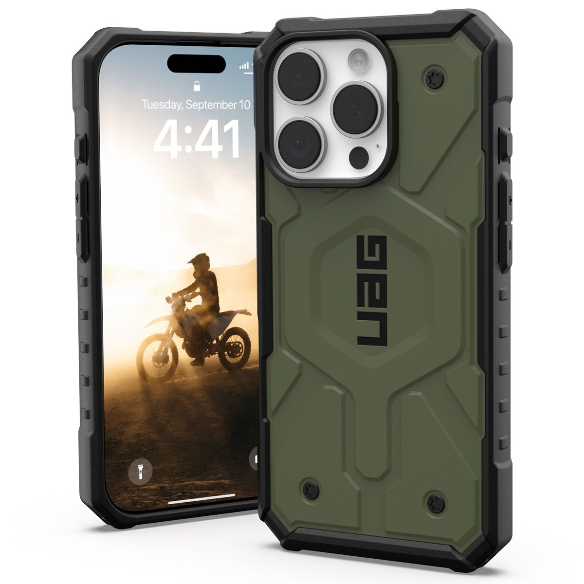 UAG Pathfinder Backcover MagSafe Apple iPhone 16 Pro – Olive Drab