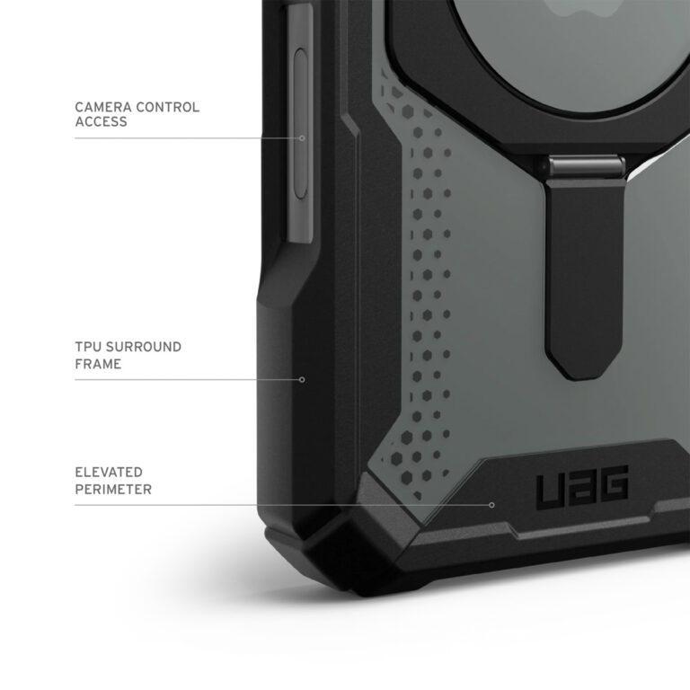 UAG Plasma XTE Backcover MagSafe Apple iPhone 16 Plus - Black / Orange - Afbeelding 7