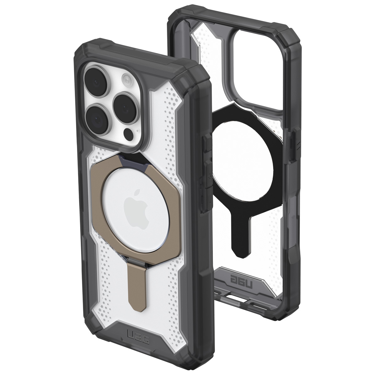 UAG Plasma XTE Backcover MagSafe Apple iPhone 16 Pro - Ash / Titanium - Afbeelding 6