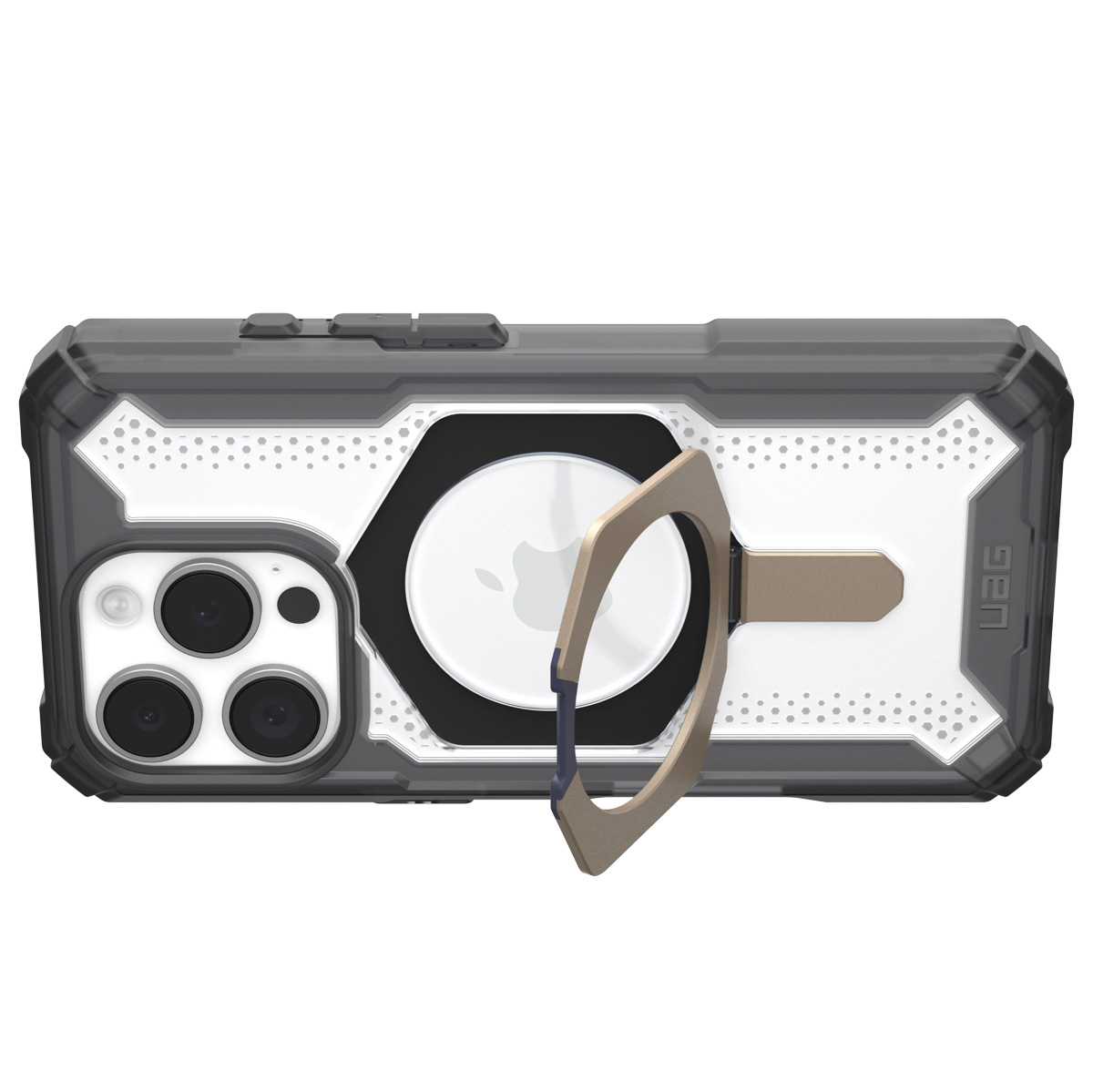 UAG Plasma XTE Backcover MagSafe Apple iPhone 16 Pro - Ash / Titanium - Afbeelding 8