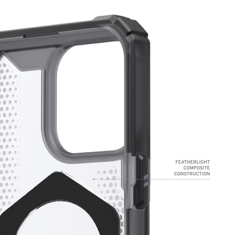 UAG Plasma XTE Backcover MagSafe Apple iPhone 16 Pro - Ash / Titanium - Afbeelding 5