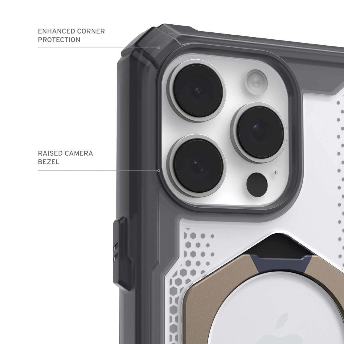 UAG Plasma XTE Backcover MagSafe Apple iPhone 16 Pro – Ash / Titanium