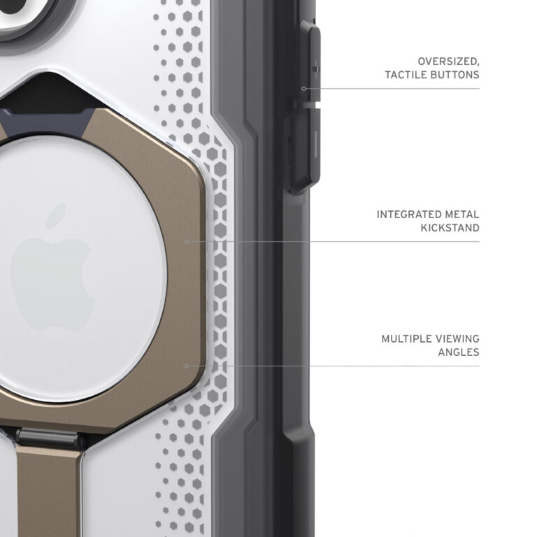 UAG Plasma XTE Backcover MagSafe Apple iPhone 16 Pro - Ash / Titanium - Afbeelding 2
