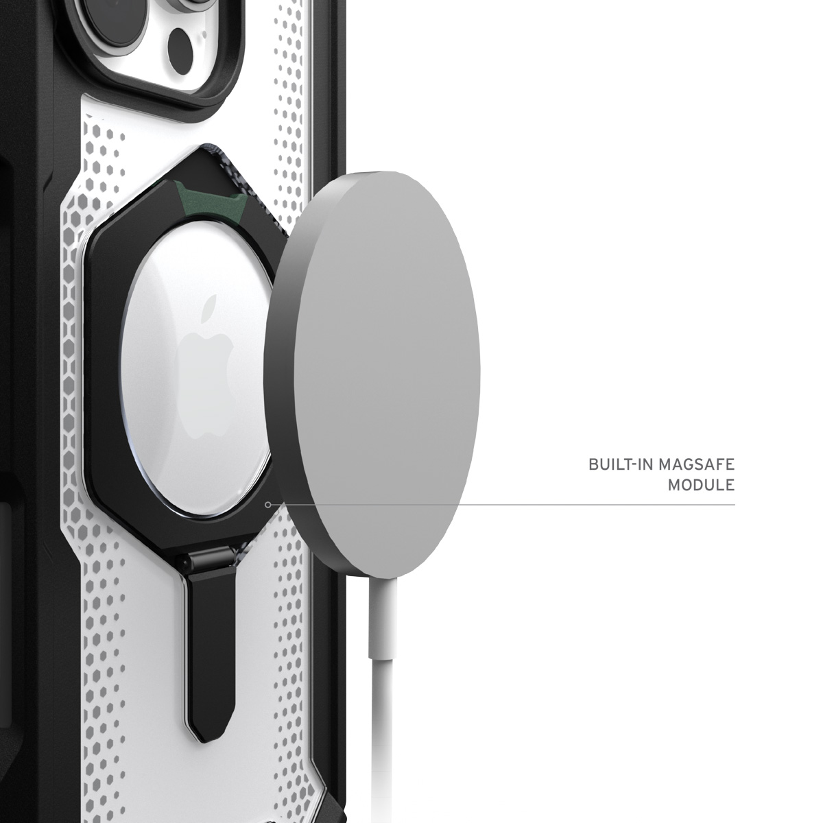 UAG Plasma XTE Backcover MagSafe Apple iPhone 16 Pro - Black / Clear - Afbeelding 5