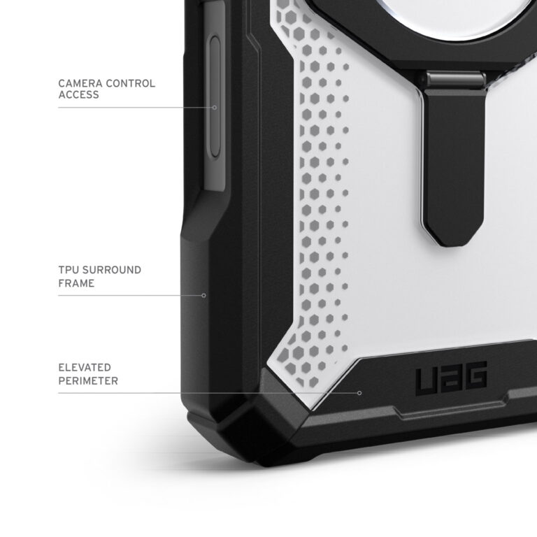 UAG Plasma XTE Backcover MagSafe Apple iPhone 16 Pro - Black / Clear - Afbeelding 7