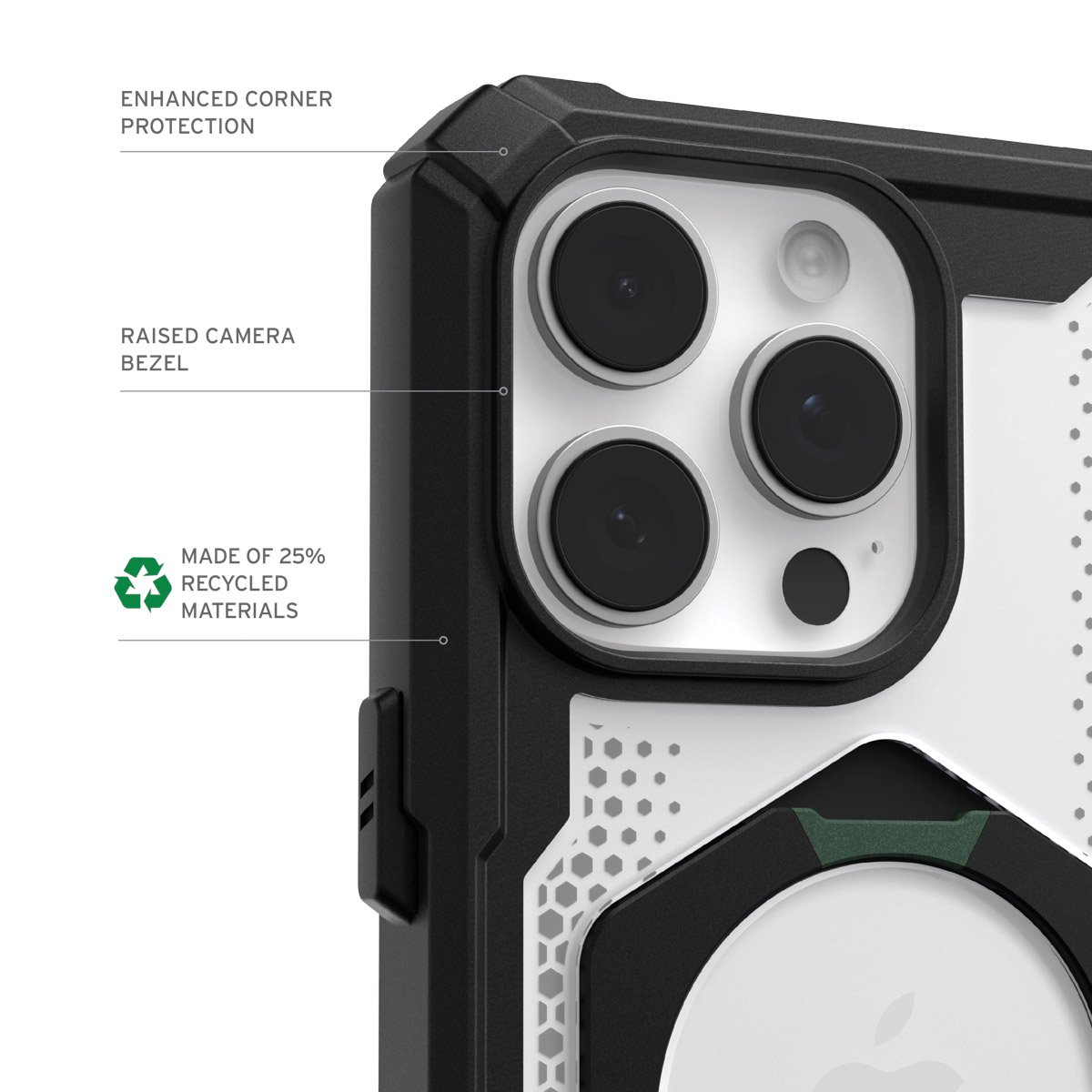 UAG Plasma XTE Backcover MagSafe Apple iPhone 16 Pro - Black / Clear - Afbeelding 3