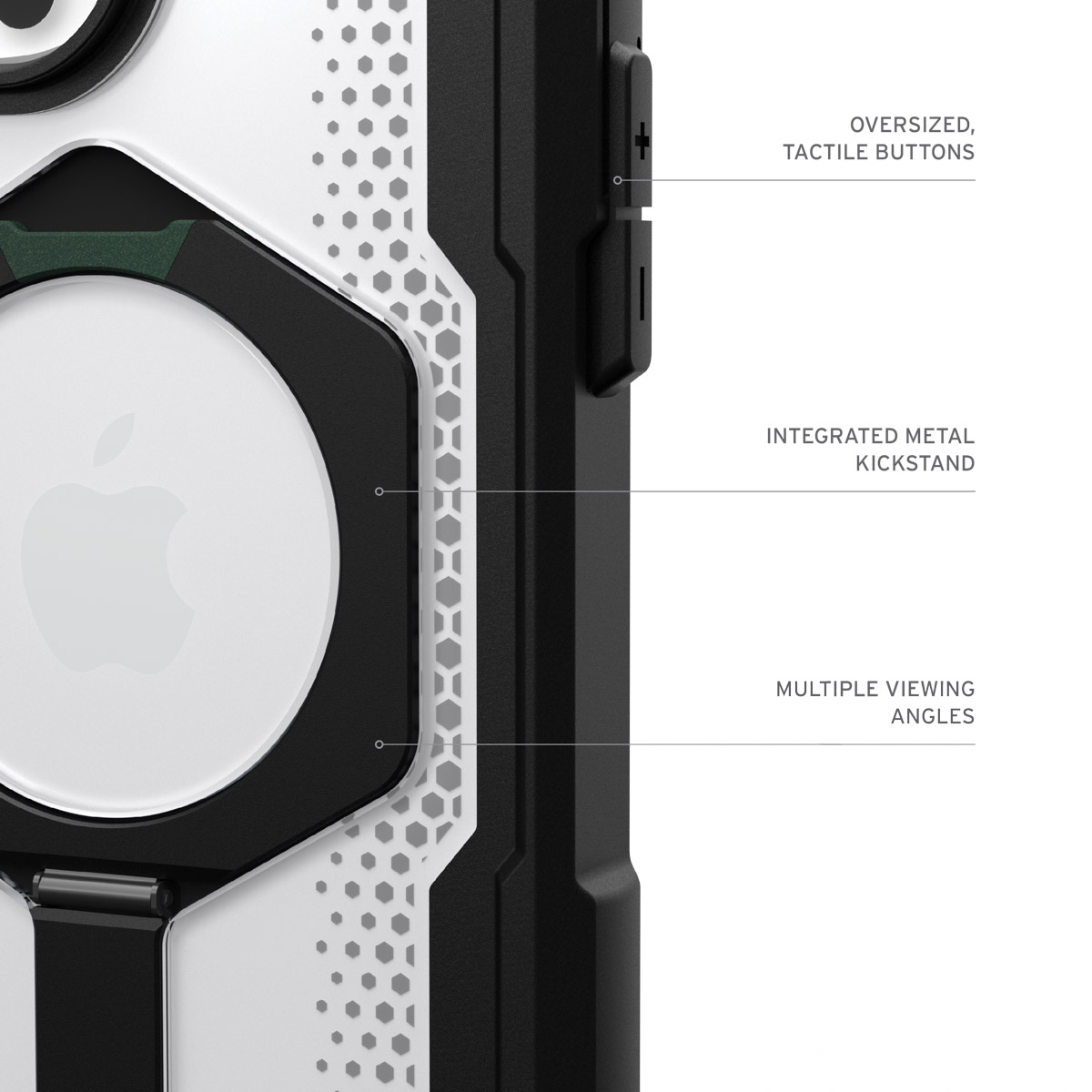 UAG Plasma XTE Backcover MagSafe Apple iPhone 16 Pro – Black / Clear