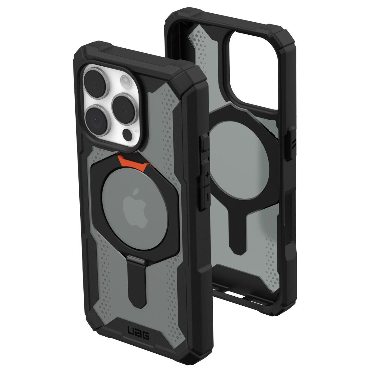 UAG Plasma XTE Backcover MagSafe Apple iPhone 16 Pro - Orange & Black - Afbeelding 5