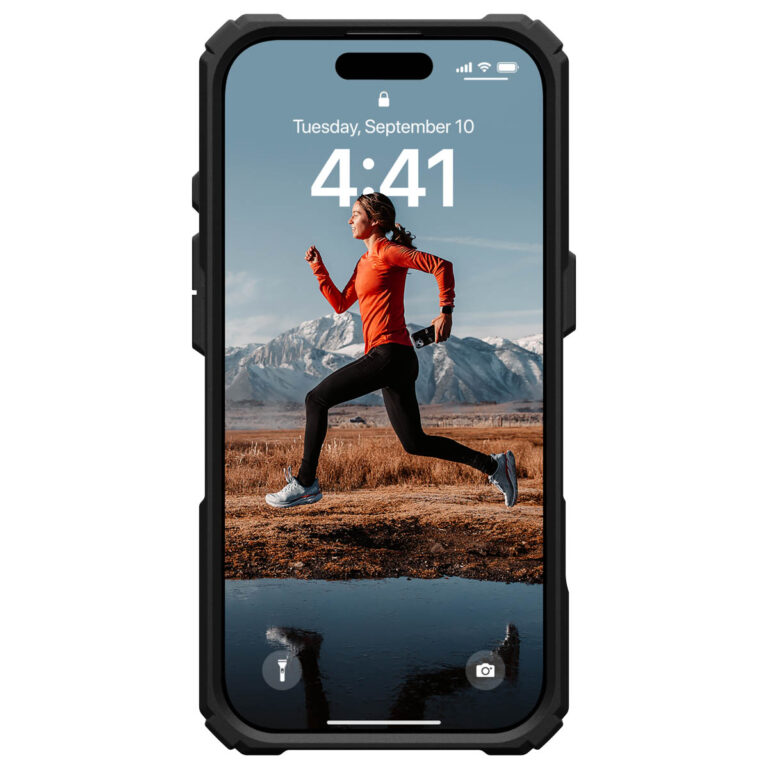 UAG Plasma XTE Backcover MagSafe Apple iPhone 16 Pro - Black / Orange - Afbeelding 9