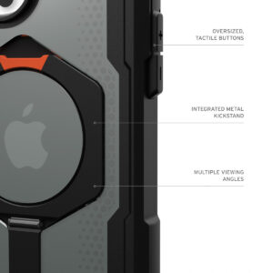 UAG Plasma XTE Backcover MagSafe Apple iPhone 16 Pro - Black / Orange