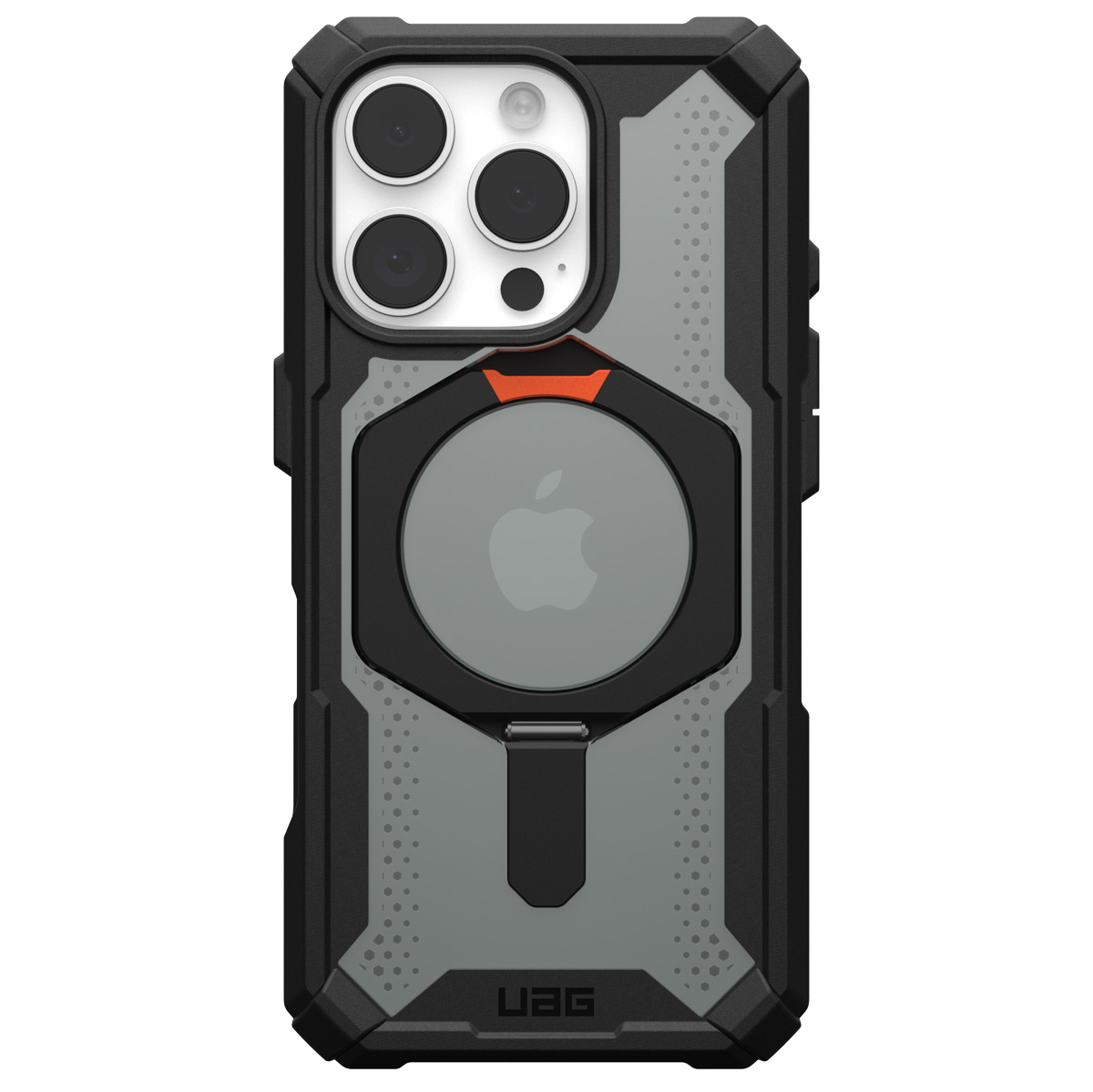 UAG Plasma XTE Backcover MagSafe Apple iPhone 16 Pro - Orange & Black