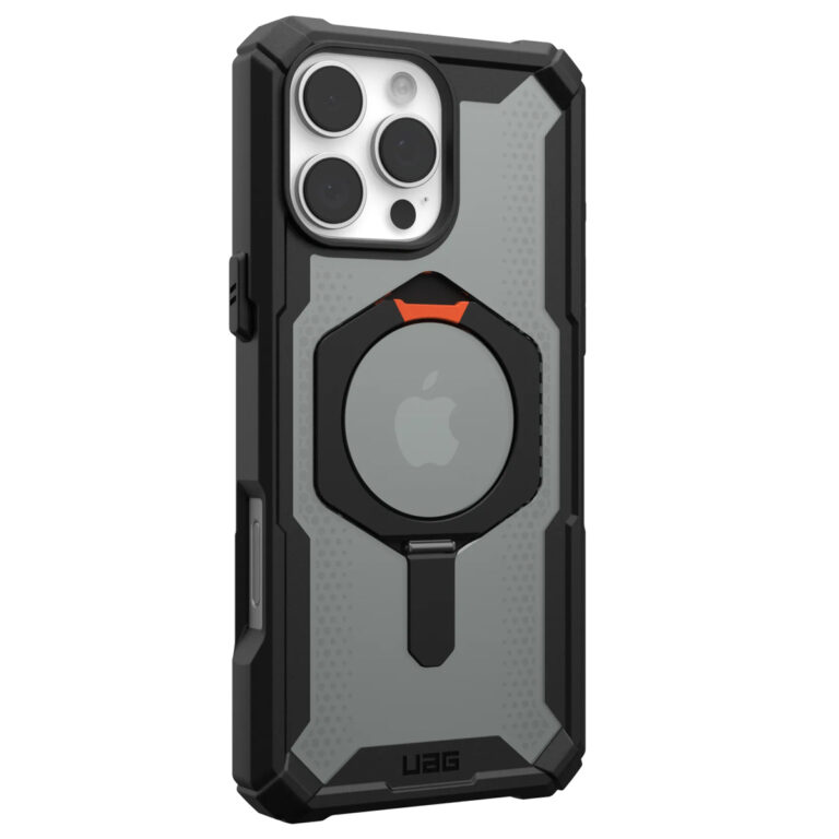 UAG Plasma XTE Backcover MagSafe Apple iPhone 16 Pro Max - Black / Orange - Afbeelding 5