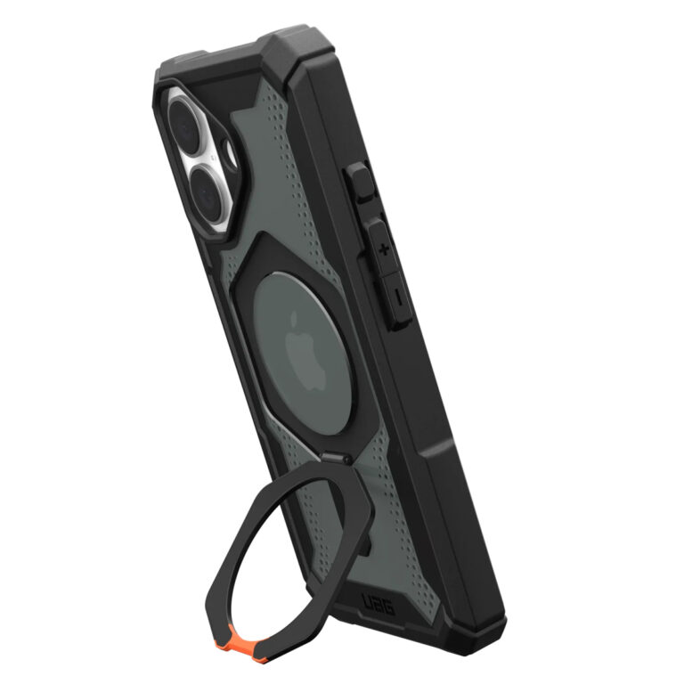 UAG Plasma XTE Backcover MagSafe Apple iPhone 16 - Black / Orange - Afbeelding 2