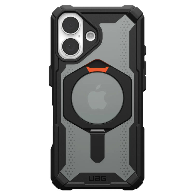UAG Plasma XTE Backcover MagSafe Apple iPhone 16 - Black / Orange