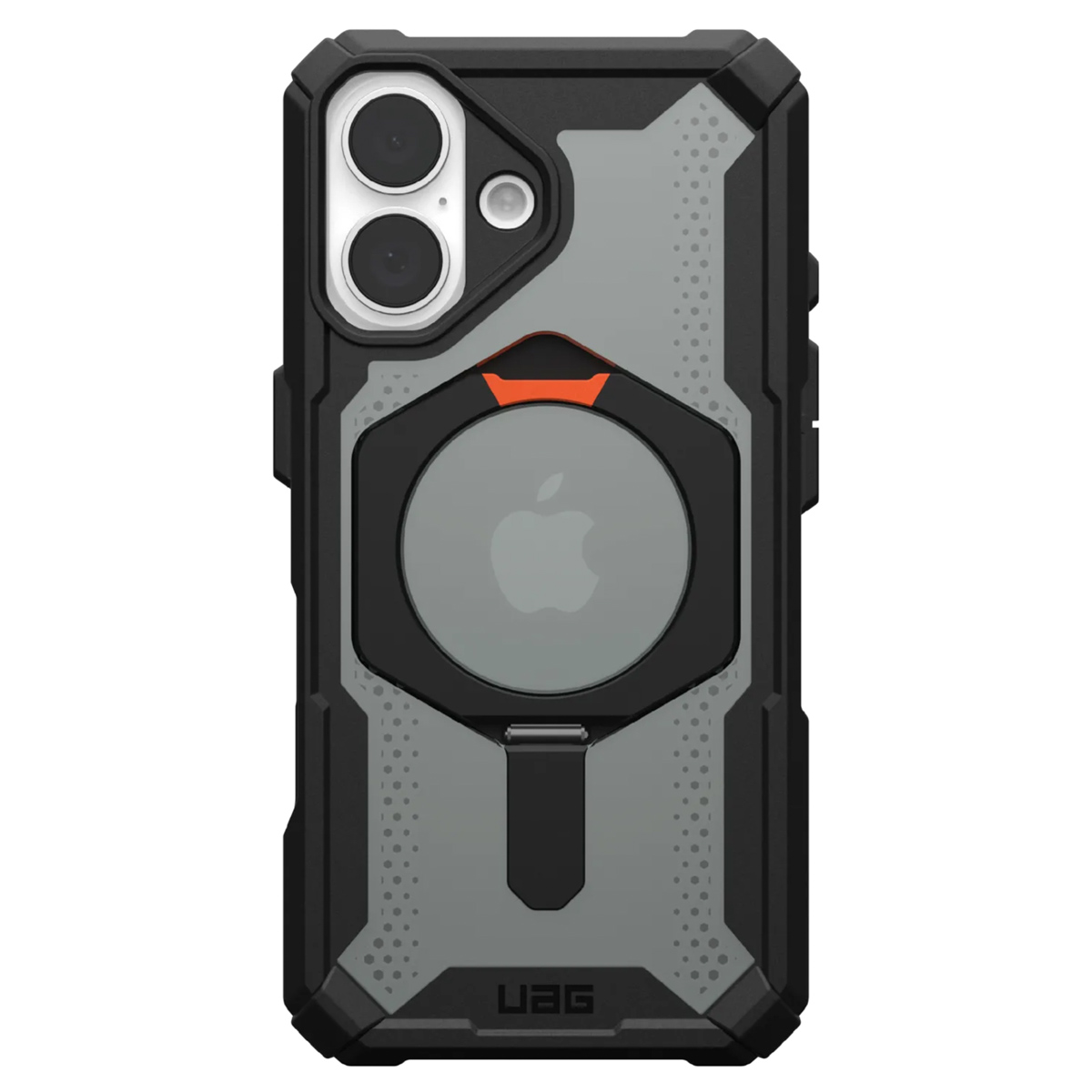 UAG Plasma XTE Backcover MagSafe Apple iPhone 16 – Black / Orange