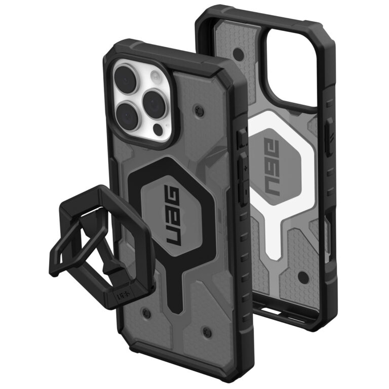 UAG Pathfinder Backcover MagSafe met polsbandje Apple iPhone 16 Pro Max - Ash Black - Afbeelding 6