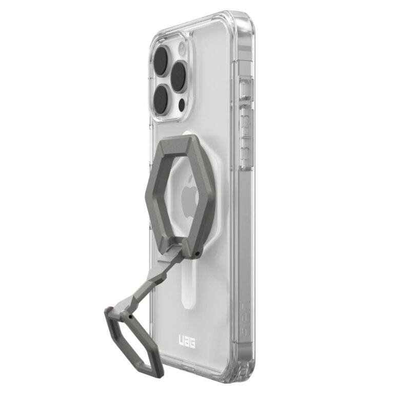 UAG Plyo Pro backcover + Magnetic Ring Stand Apple iPhone 16 Pro Max - Ice - Afbeelding 2