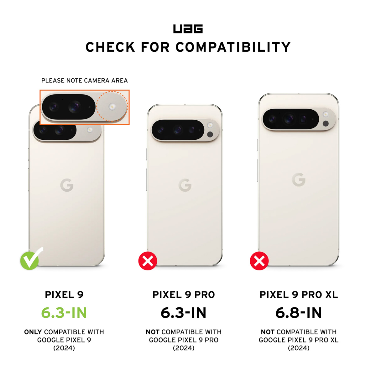 UAG Pathfinder Backcover Magnet Google Pixel 9 - Zwart - Afbeelding 10